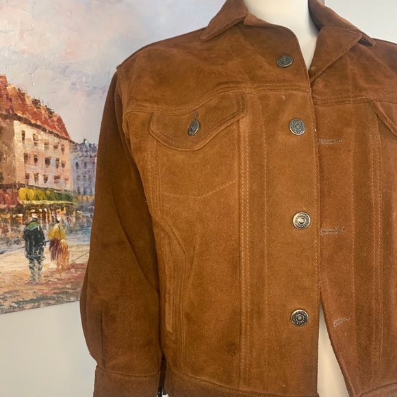 VINTAGE LEATHER GAP JACKET - Picture 3 of 4